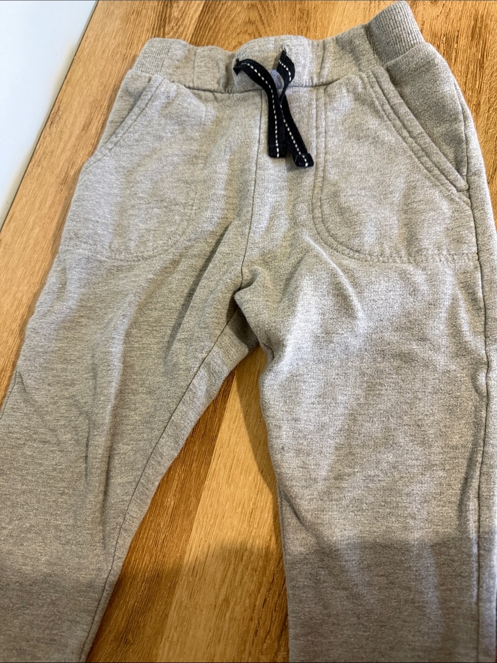 Kids Grey Sweatpants with Drawstring